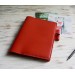 Red soft leather A5 Hobonichi cover