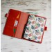 Red soft leather A5 Hobonichi cover