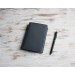 Gray leather field notes wallet