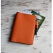 Orange leather Hobonichi A5 cover