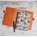 Orange leather Hobonichi A5 cover