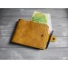 Yellow leather Rhodia notebook cover