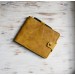 Yellow leather Rhodia notebook cover