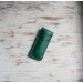 Green leather flat pen sleeve