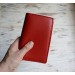 Burgundy leather field notes cover