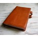 Brown large moleskine leather cover