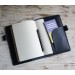 Navy blue leather A5 Hobonichi cover