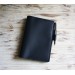 Navy blue leather A5 Hobonichi cover