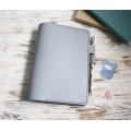 Light gray leather Hobonichi cover A5
