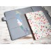 Light gray leather Hobonichi cover A5