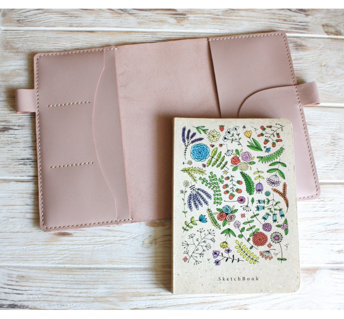 Powder leather Hobonichi cover A5