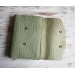 Light olive croco trifold leather Hobonichi cover A5