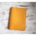 Yellow leather Hobonichi cover A5