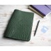 Olive croco leather Hobonichi cover A5
