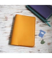 Yellow leather Hobonichi cover A5