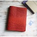 Red croco leather Hobonichi cover A5