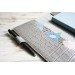Gray croco leather Hobonichi cover A5