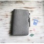 Gray croco leather Hobonichi cover A5