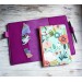 Fuchsia leather Hobonichi cover A5