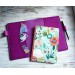 Fuchsia leather Hobonichi cover A5