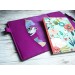 Fuchsia leather Hobonichi cover A5