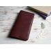 Burgundy leather Hobonichi Weeks cover