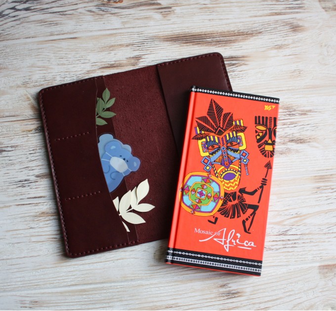 Burgundy leather Hobonichi Weeks cover