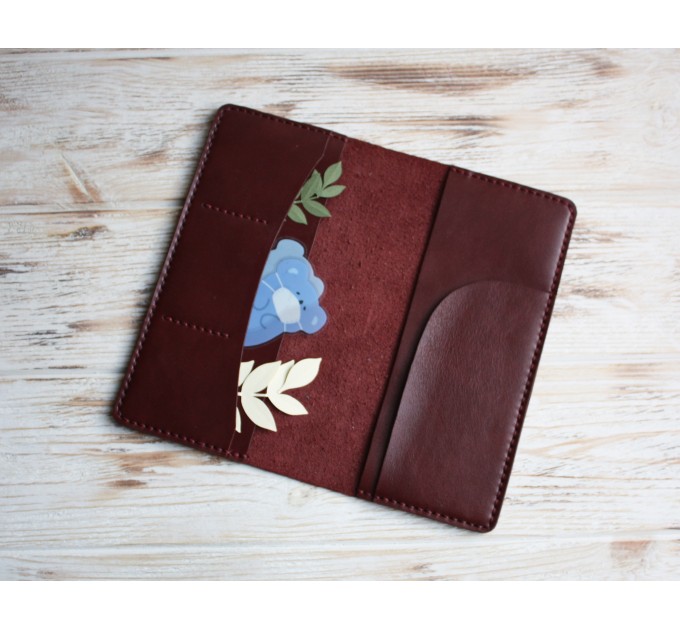 Burgundy leather Hobonichi Weeks cover