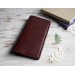 Burgundy leather Hobonichi Weeks cover