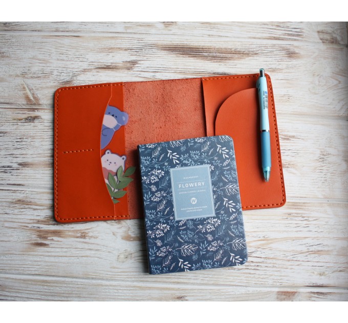 Orange Hobonichi planner cover A6