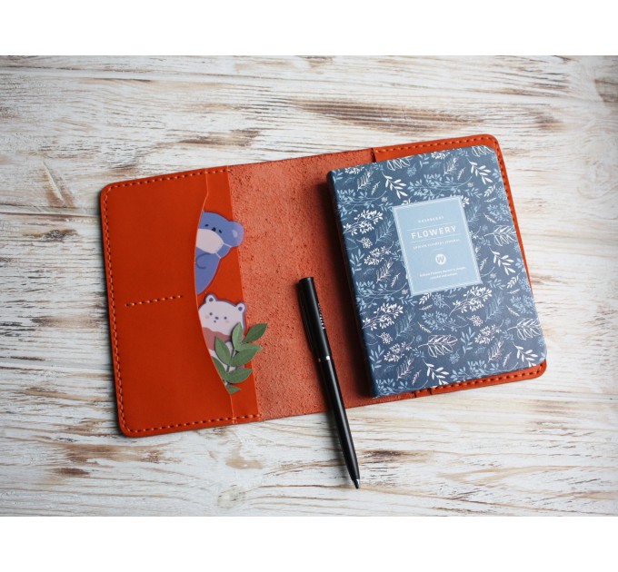 Orange Hobonichi planner cover A6
