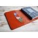 Orange Hobonichi planner cover A6