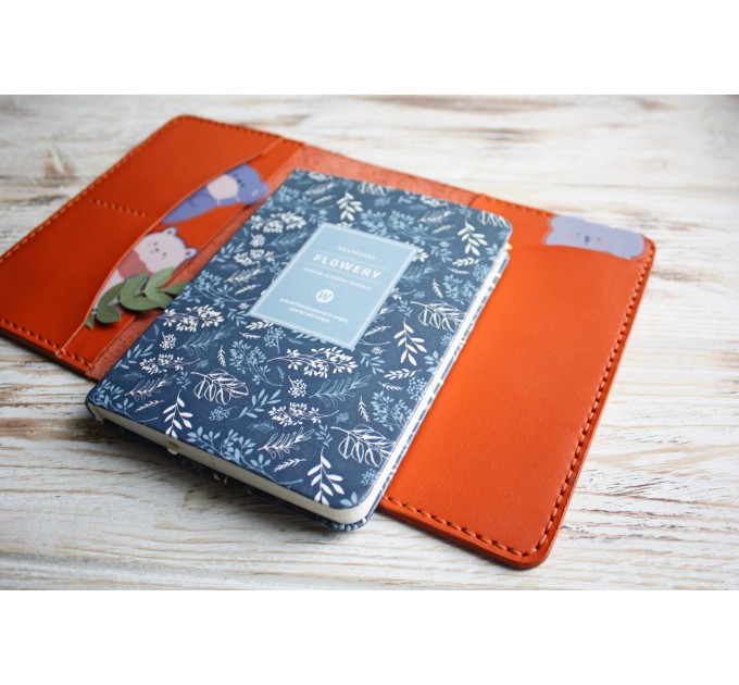 Orange Hobonichi planner cover A6