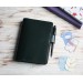 Dark green leather a6 Hobonichi Techo cover