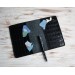 Black croco print Hobonichi planner cover A6