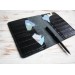 Black croco print Hobonichi planner cover A6