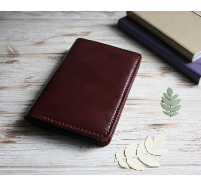 Burgundy Hobonichi planner cover A6