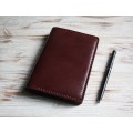 Burgundy Hobonichi planner cover A6