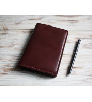 Burgundy Hobonichi planner cover A6