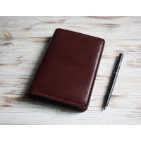 Burgundy Hobonichi planner cover A6