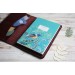 Burgundy Hobonichi planner cover A6