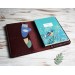 Burgundy Hobonichi planner cover A6