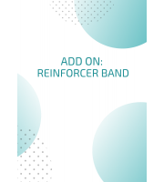 Add on reinforcer band for planner cover