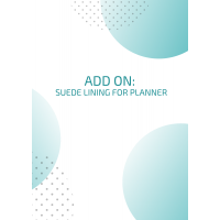 Add on suede lining for planner