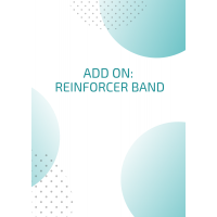 Add on reinforcer band for planner cover