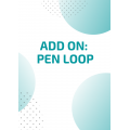 Add on pen loop for planner cover