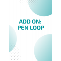Add on pen loop for planner cover