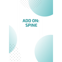 Add on spine for planner cover