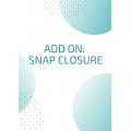 Add on snap closure for planner cover