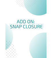 Add on snap closure for planner cover
